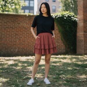 NWT Alelly Floral Skirt Small